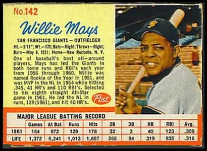 142 Willie Mays